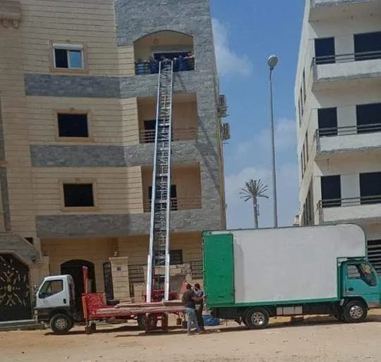 Furniture lifting hoist in Nasr City by Al-Muqaddam Group