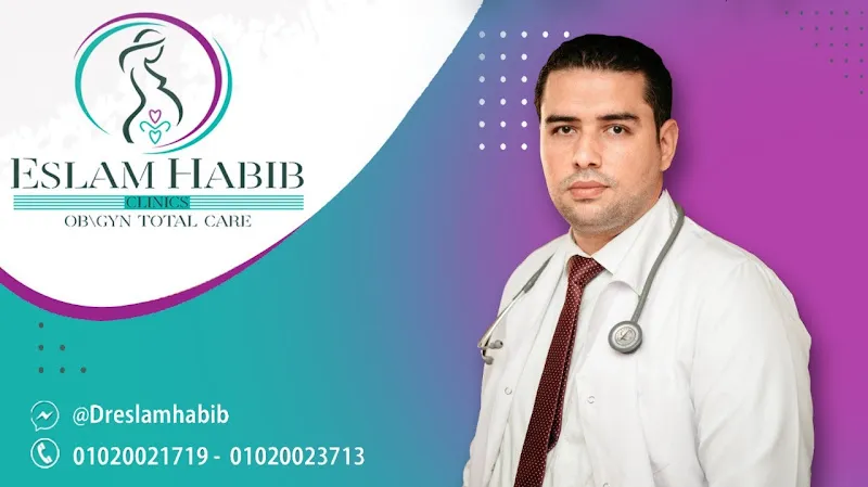 عيادة دكتور إسلام حبيب أخصائي النساء و التوليد وعلاج تأخر الانجاب و الحقن المجهري و جراحات المناظير و جراحات الاورام النسائية