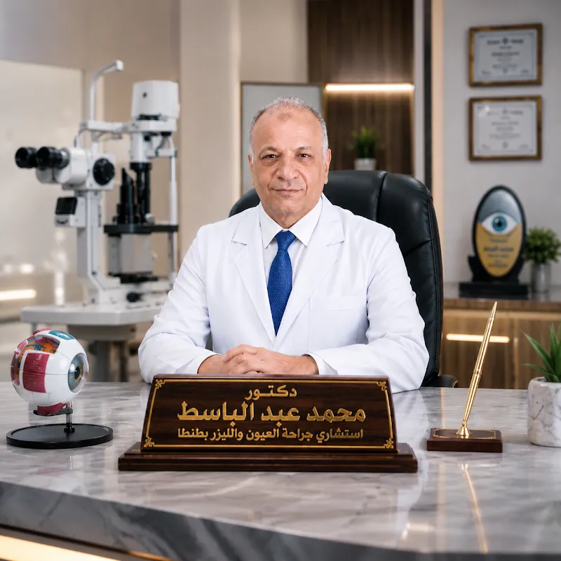 عيادة دكتور محمد عبد الباسط استشارى جراحة العيون والليزر بطنطا
