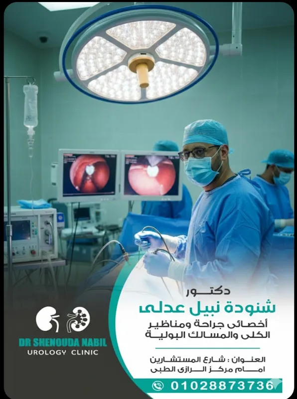 عياده دكتور شنوده نبيل اخصائي المسالك البوليه